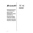 BRANDT TC16AWJE Owners Manual